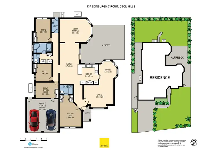 Floorplan of Homely house listing, 137 Edinburgh Circuit, Cecil Hills NSW 2171