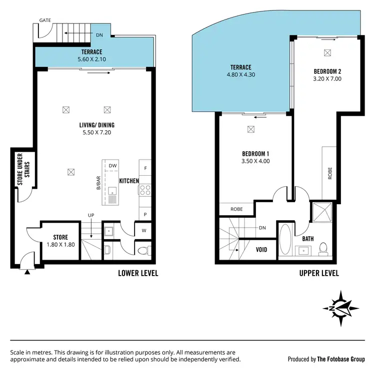 Floorplan of Homely townhouse listing, 108/25 Colley Terrace, Glenelg SA 5045