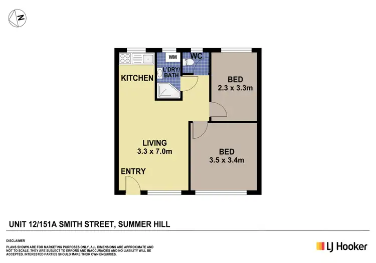 Floorplan of Homely apartment listing, 12/151A Smith Street, Summer Hill NSW 2130