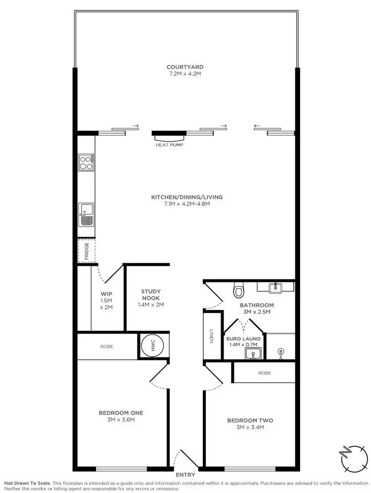 Floorplan of Homely unit listing, 2/4 Bryan Street, Invermay TAS 7248