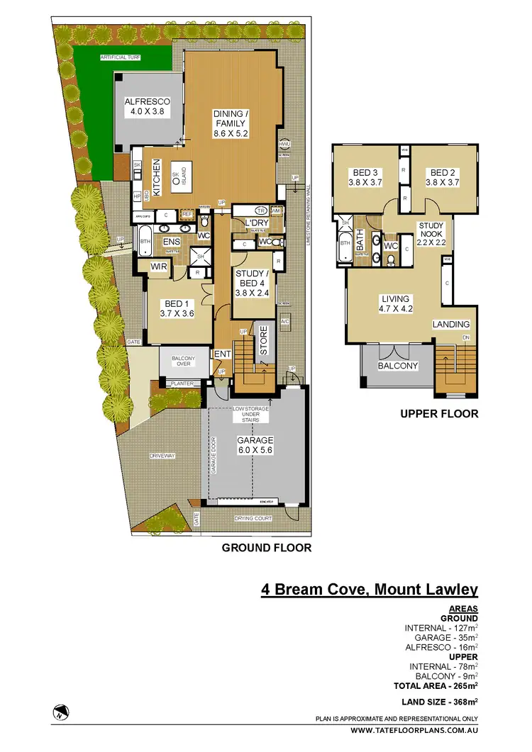 Floorplan of Homely house listing, 4 Bream Cove, Mount Lawley WA 6050