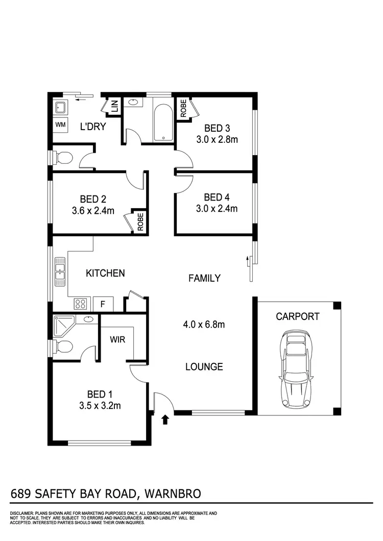 Floorplan of Homely house listing, 689 Safety Bay Road, Warnbro WA 6169