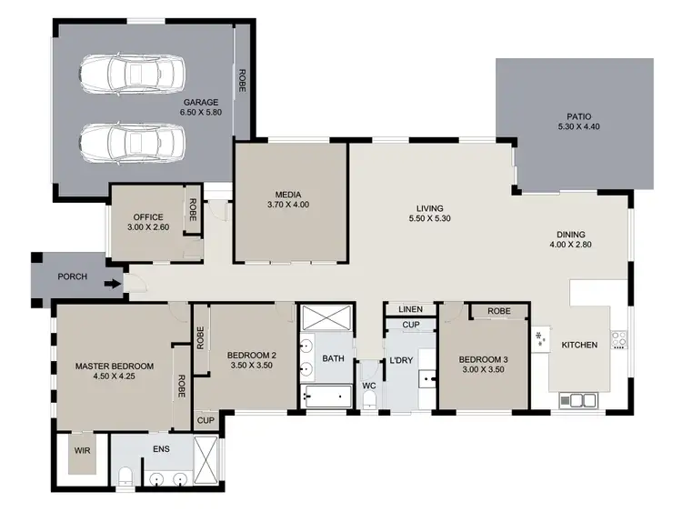 Floorplan of Homely house listing, 6 Osprey Court, South Gladstone QLD 4680