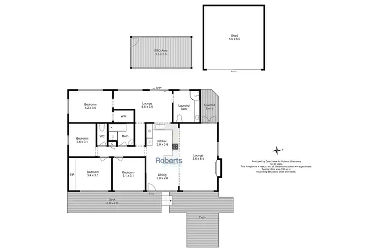 Floorplan of Homely house listing, 130 Gawler Road, Gawler TAS 7315