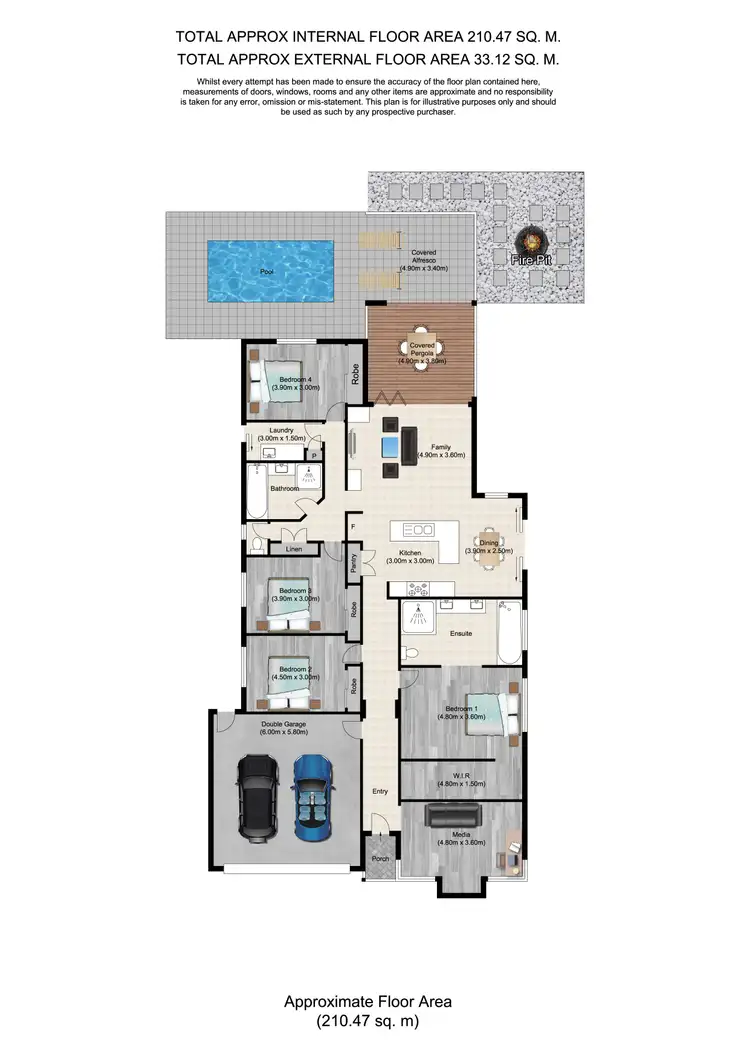 Floorplan of Homely house listing, 9 Alfa Drive, Upper Coomera QLD 4209