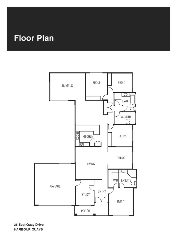 Floorplan of Homely house listing, 35 East Quay Drive, Biggera Waters QLD 4216