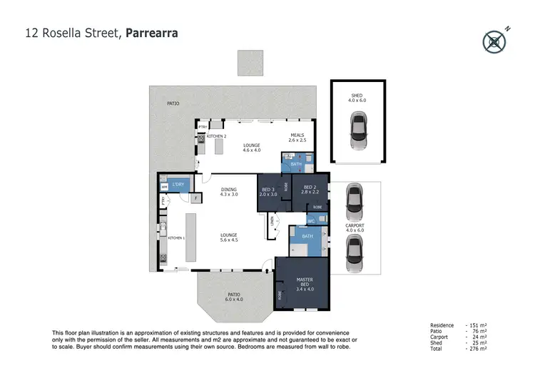 Floorplan of Homely house listing, 12 Rosella Street, Parrearra QLD 4575