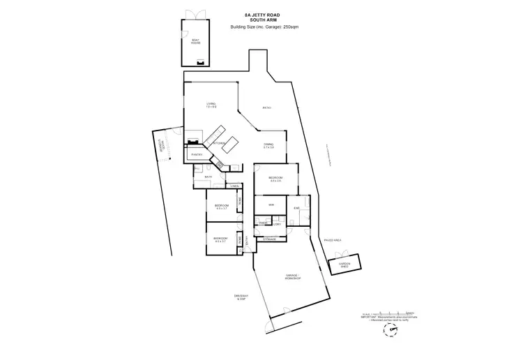 Floorplan of Homely house listing, 8A Jetty Road, South Arm TAS 7022