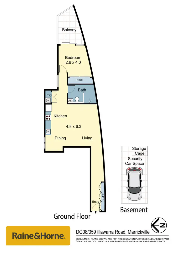 Floorplan of Homely apartment listing, DG08/359 Illawarra Road, Marrickville NSW 2204