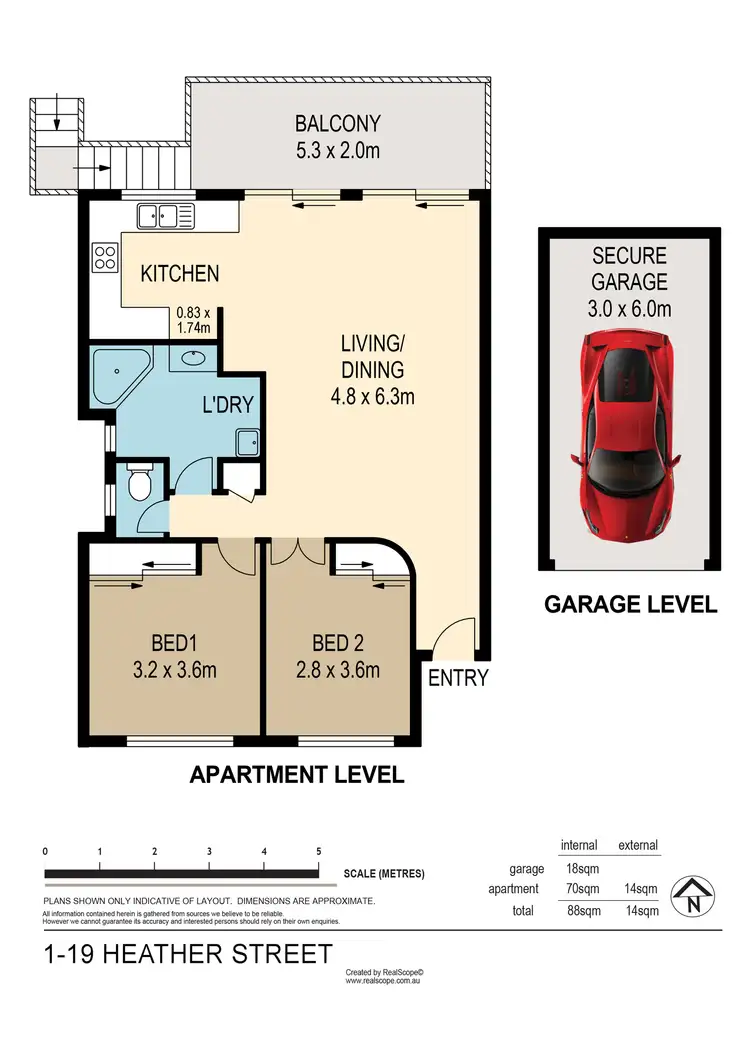 Floorplan of Homely unit listing, 1/19 Heather Street, Wilston QLD 4051