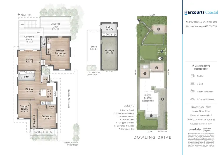 Floorplan of Homely house listing, 17 Dowling Drive, Southport QLD 4215