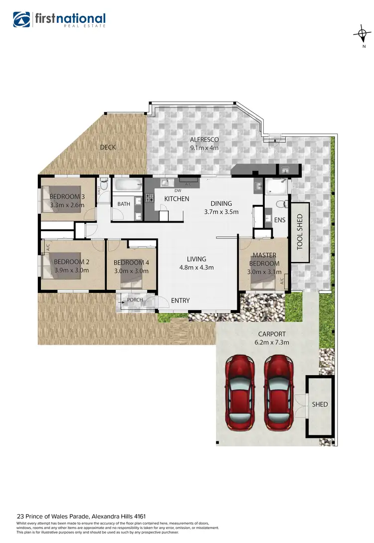 Floorplan of Homely house listing, 23 Prince of Wales Parade, Alexandra Hills QLD 4161