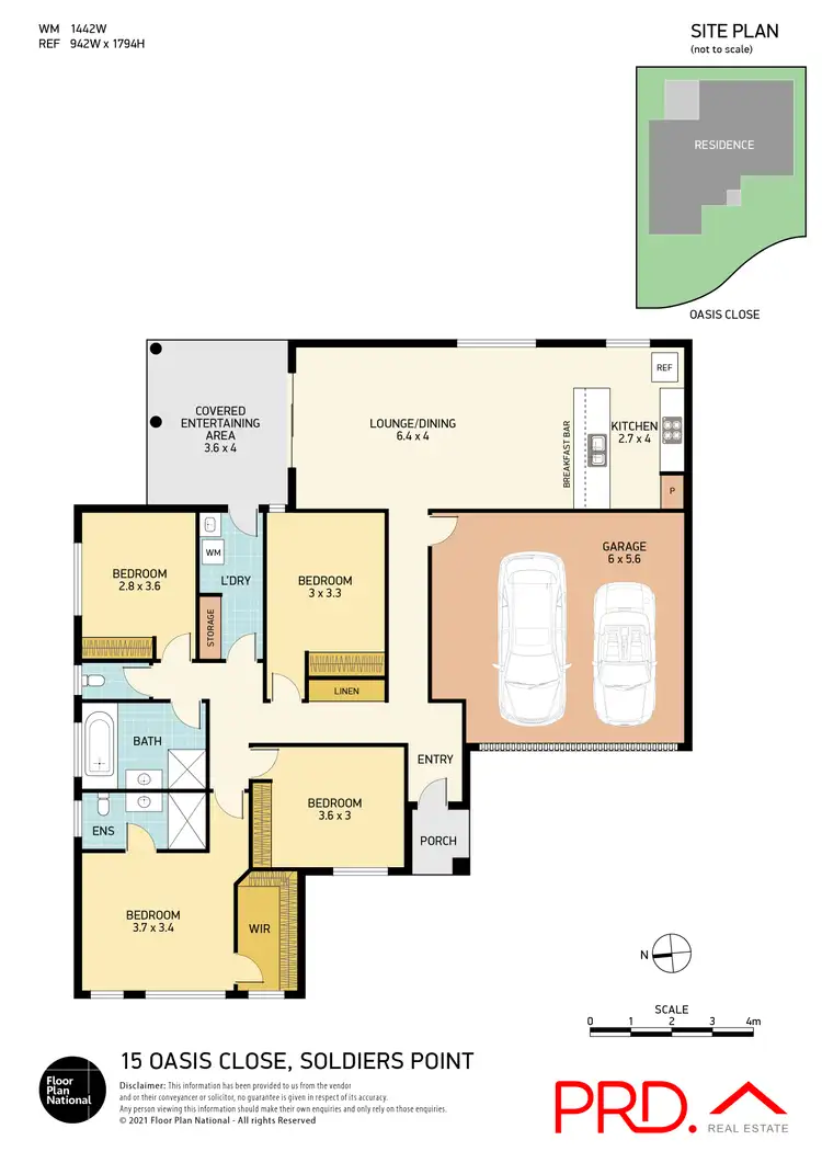 Floorplan of Homely house listing, 15 Oasis Close, Soldiers Point NSW 2317