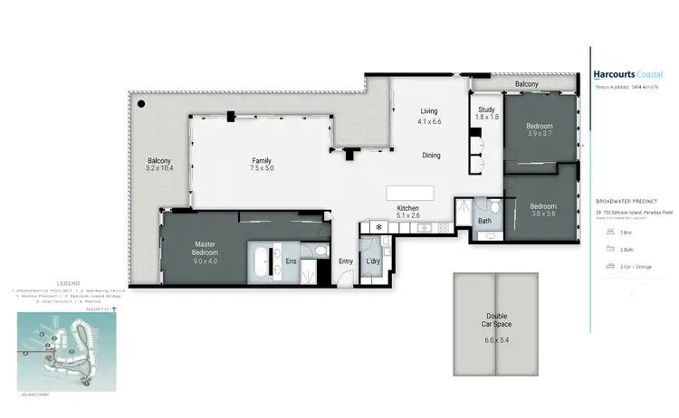 Floorplan of Homely apartment listing, 28702/2 Ephraim Island, Paradise Point QLD 4216