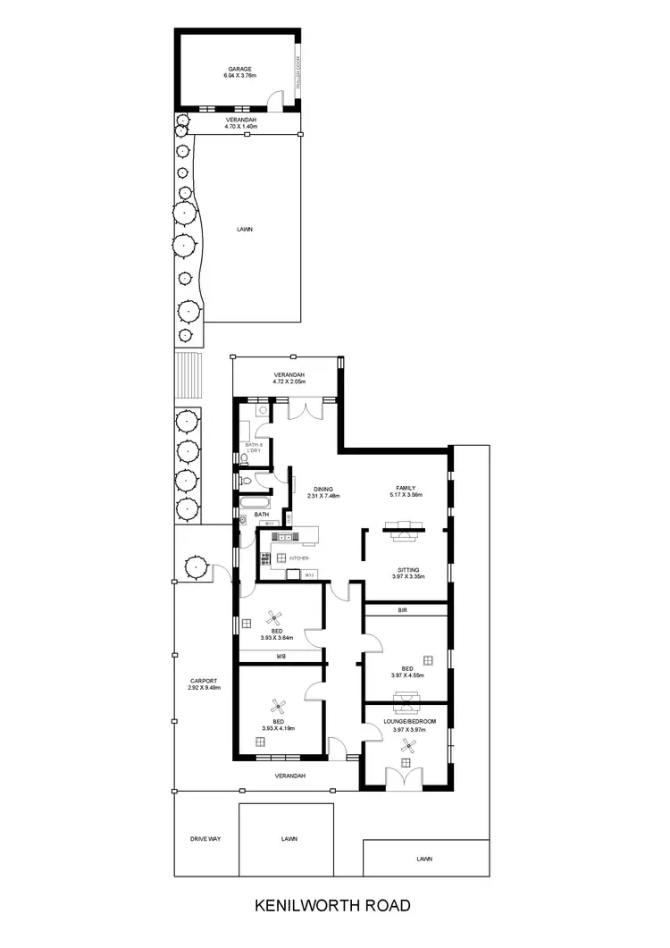 Floorplan of Homely house listing, 101 Kenilworth Road, Parkside SA 5063