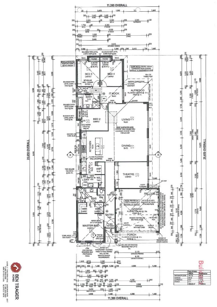 Floorplan of Homely house listing, 7 Caliza Way, Beeliar WA 6164