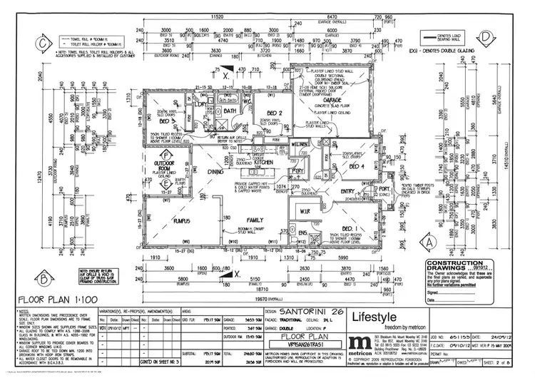 Floorplan of Homely house listing, 36 Rangeview Drive, Myrtleford VIC 3737