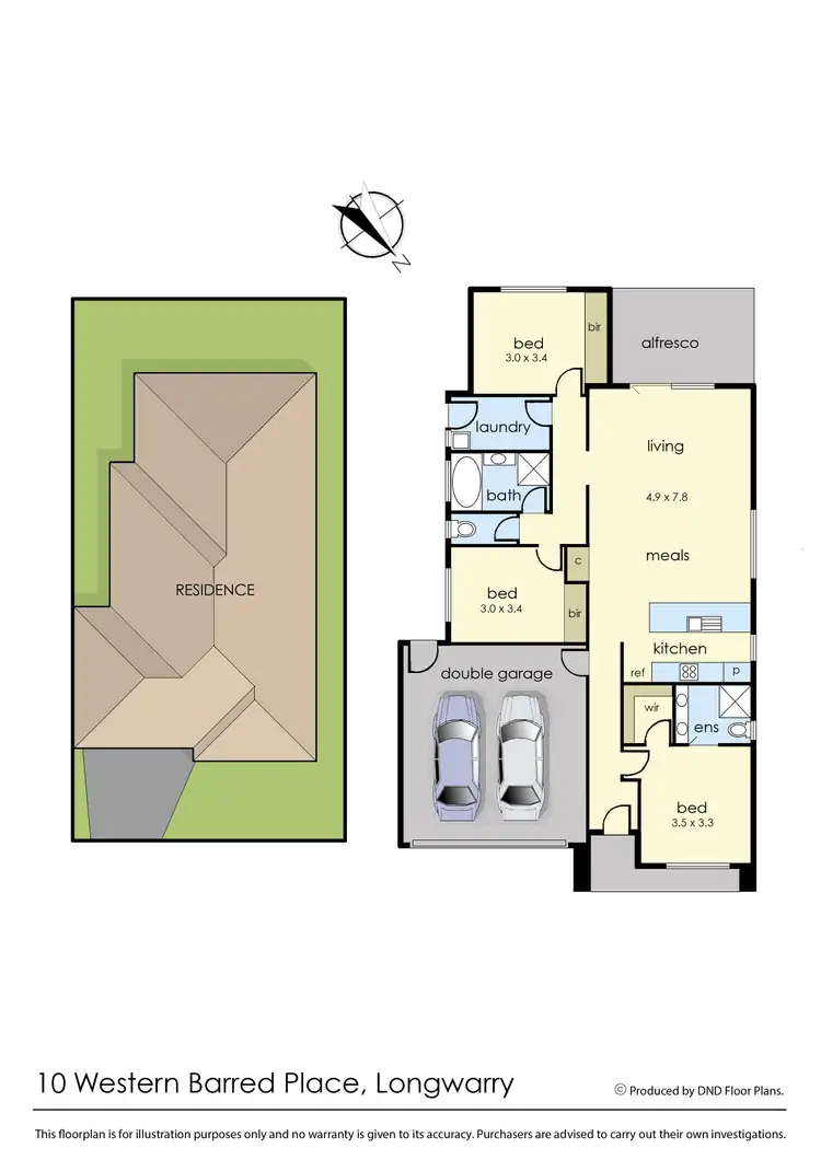 Floorplan of Homely house listing, 10 Western Barred Place, Longwarry VIC 3816