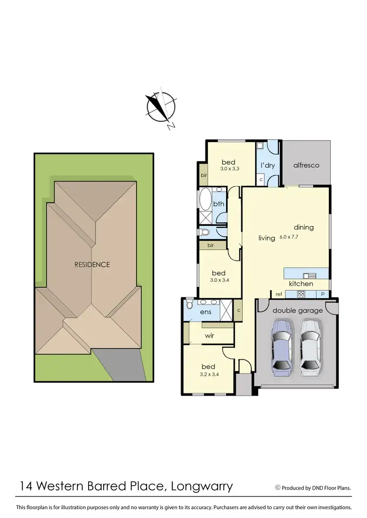 Floorplan of Homely house listing, 14 Western Barred Place, Longwarry VIC 3816