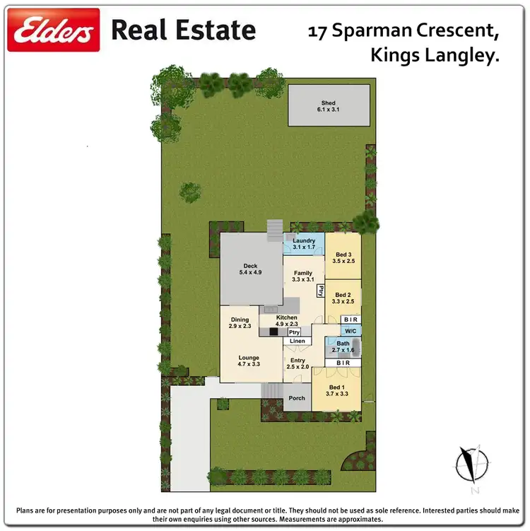 Floorplan of Homely house listing, 17 Sparman Crescent, Kings Langley NSW 2147