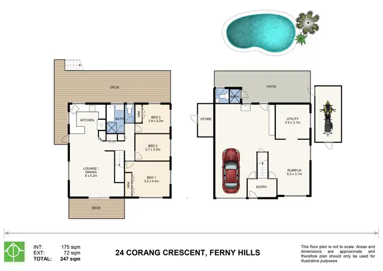 Floorplan of Homely house listing, 24 Corang Crescent, Ferny Hills QLD 4055