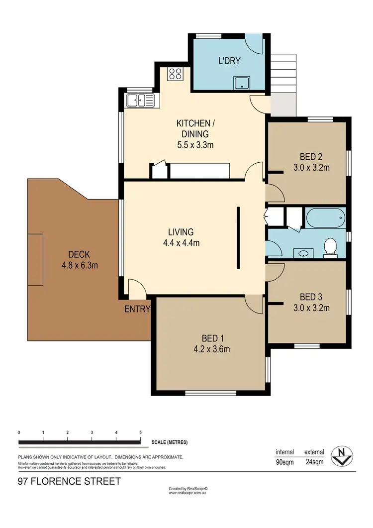 Floorplan of Homely house listing, 97 Florence Street, Carina QLD 4152