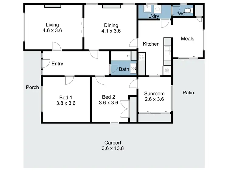 Floorplan of Homely house listing, 4 Egmont Street, Benalla VIC 3672