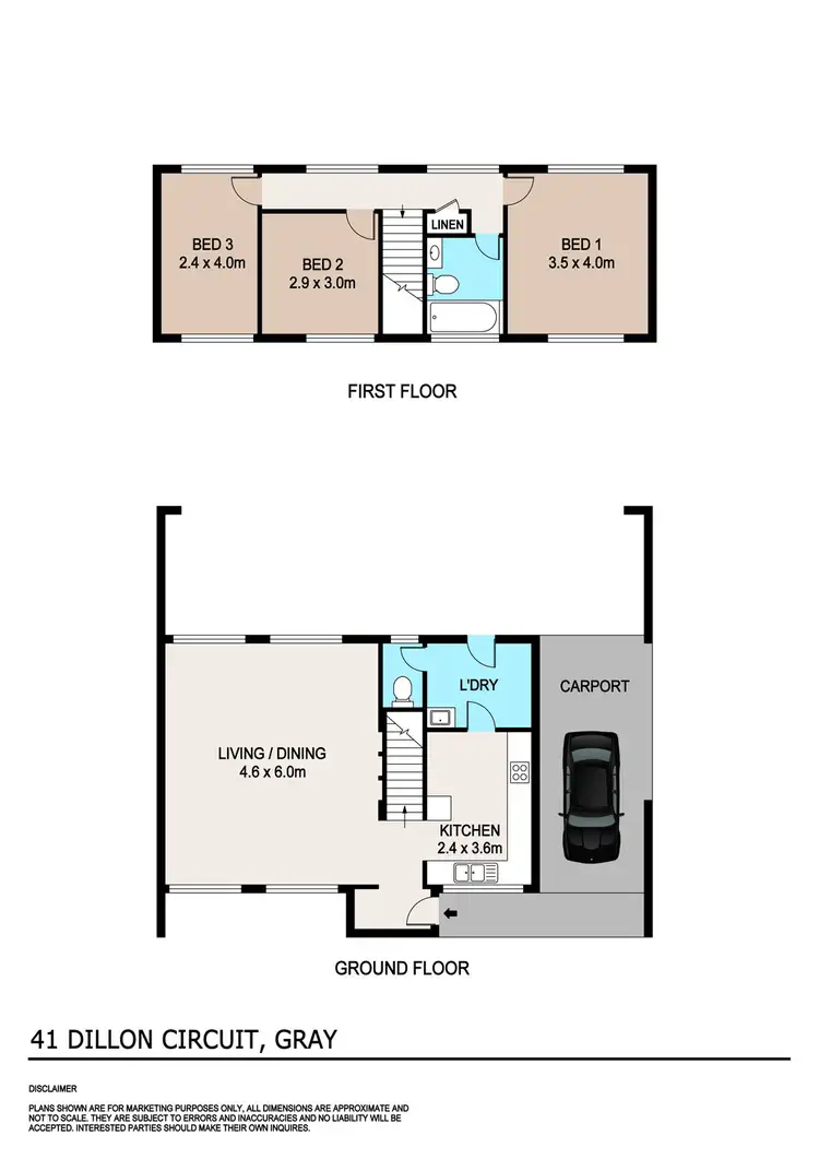 Floorplan of Homely house listing, 41 Dillon Circuit, Gray NT 830