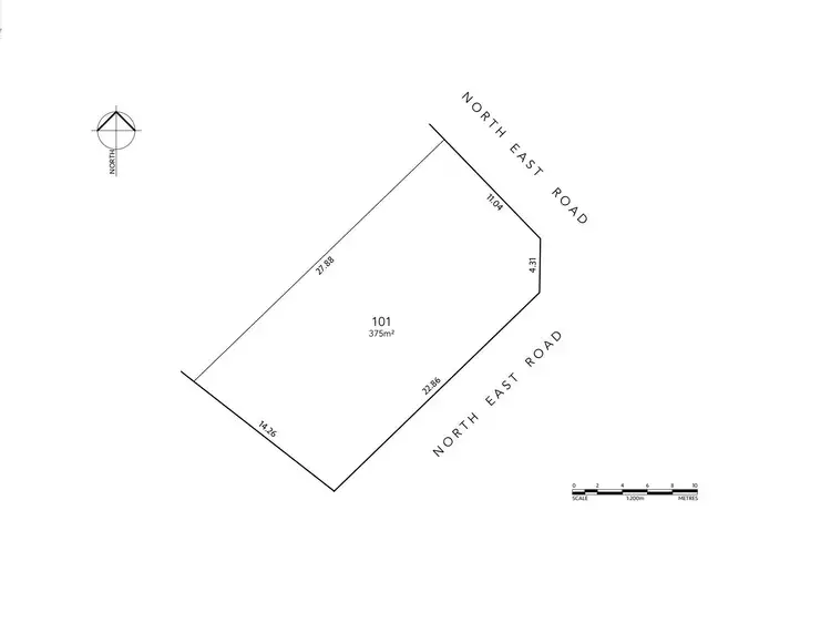 Floorplan of Homely land listing, LOT 101, 401 North East Road, Hillcrest SA 5086