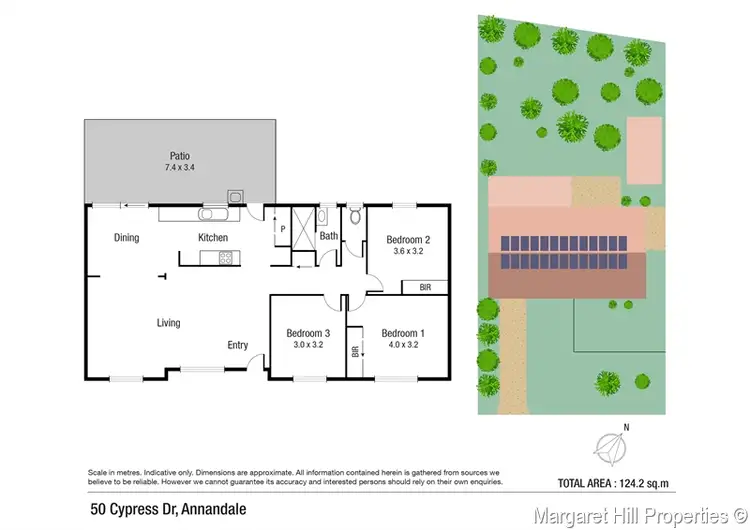 Floorplan of Homely house listing, 50 Cypress Drive, Annandale QLD 4814