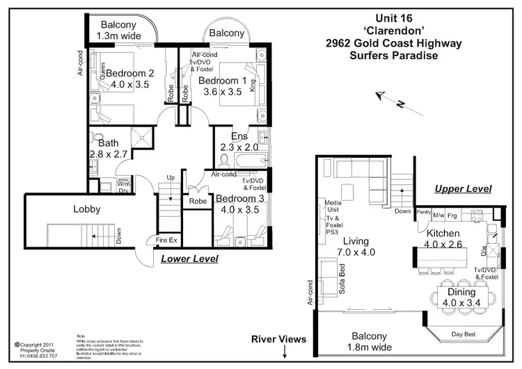 Floorplan of Homely apartment listing, 16/2962 Gold Coast Highway, Surfers Paradise QLD 4217