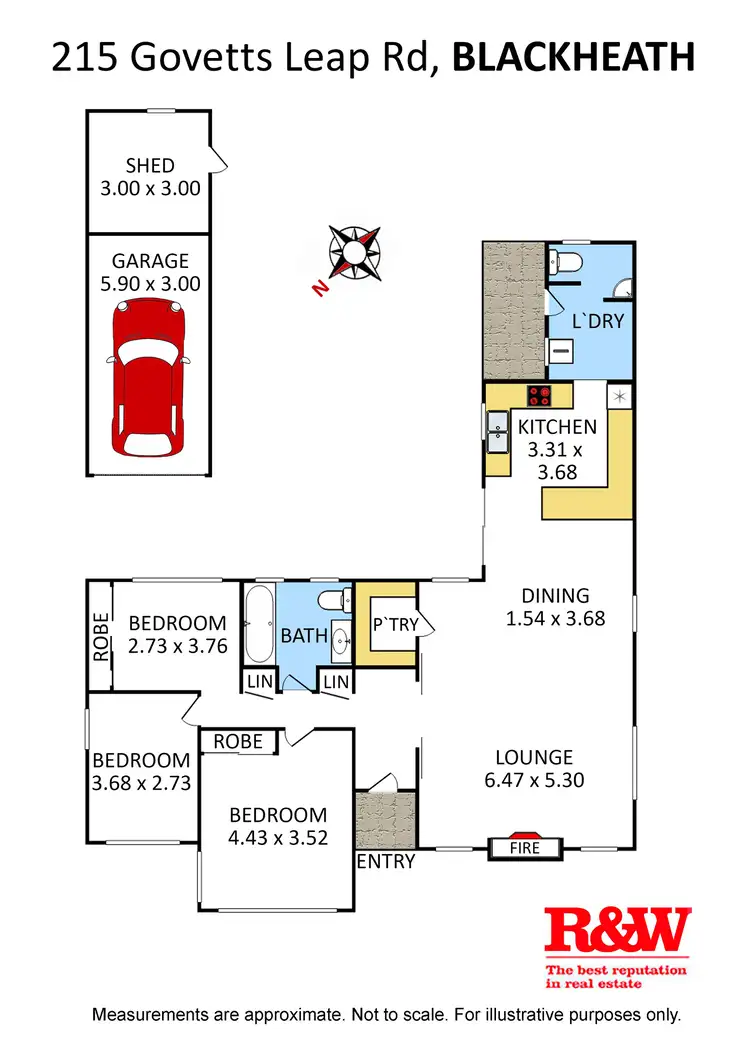 Floorplan of Homely house listing, 215 Govetts Leap Road, Blackheath NSW 2785