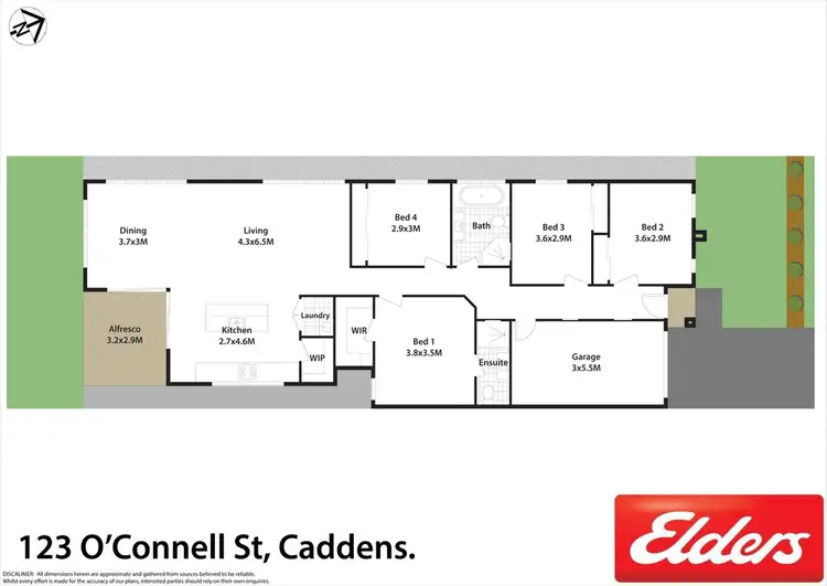 Floorplan of Homely house listing, 123 O'Connell Street, Caddens NSW 2747