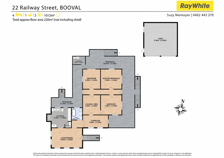 Floorplan of Homely house listing, 22 Railway Street, Booval QLD 4304