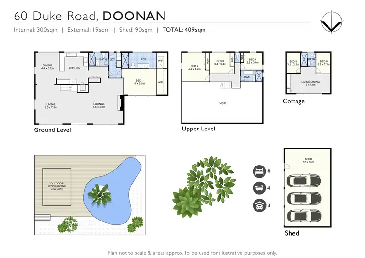 Floorplan of Homely house listing, 60 Duke Road, Doonan QLD 4562