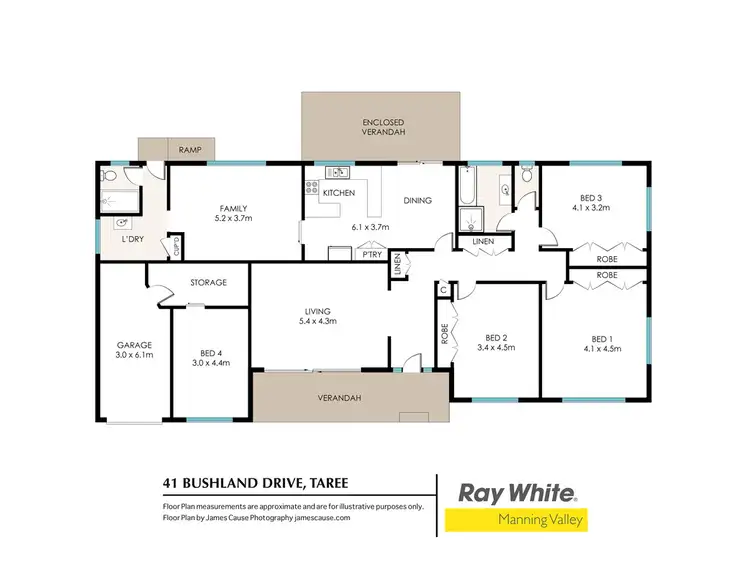 Floorplan of Homely house listing, 41 Bushland Drive, Taree NSW 2430
