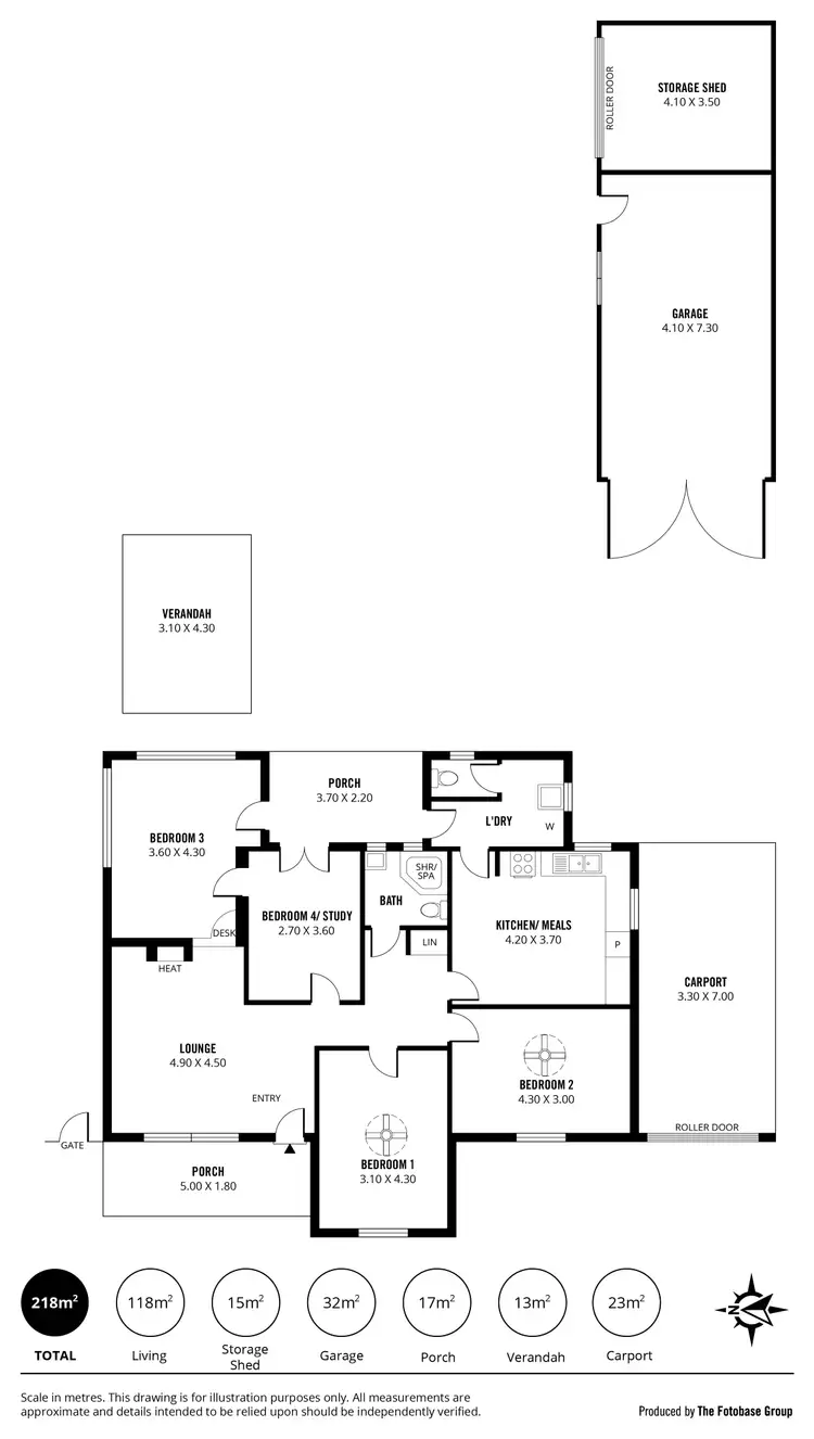 Floorplan of Homely house listing, 1 Brett Street, Melrose Park SA 5039