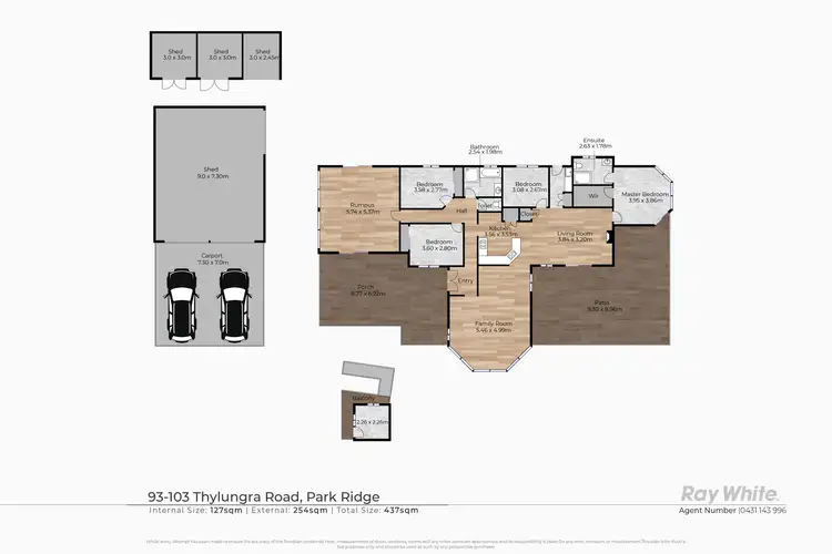 Floorplan of Homely house listing, 99-103 Thylungra Road, Park Ridge South QLD 4125