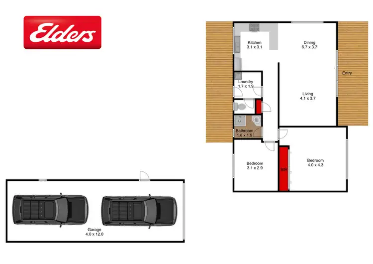 Floorplan of Homely house listing, 7 Bassett Road, Lakes Entrance VIC 3909
