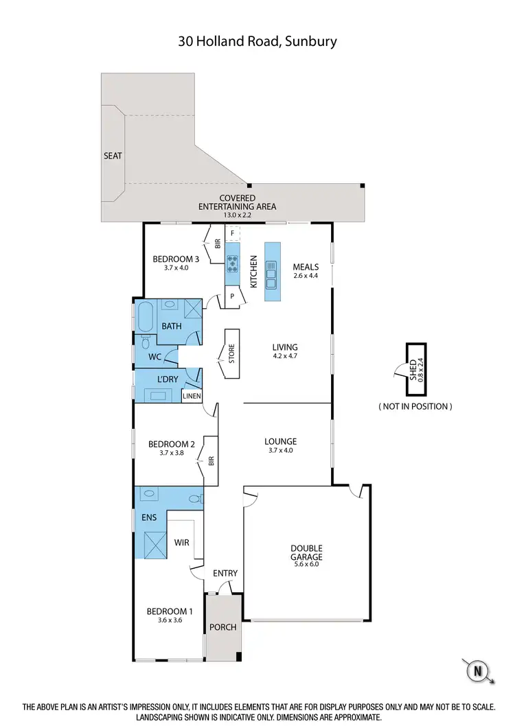 Floorplan of Homely house listing, 30 Holland Road, Sunbury VIC 3429
