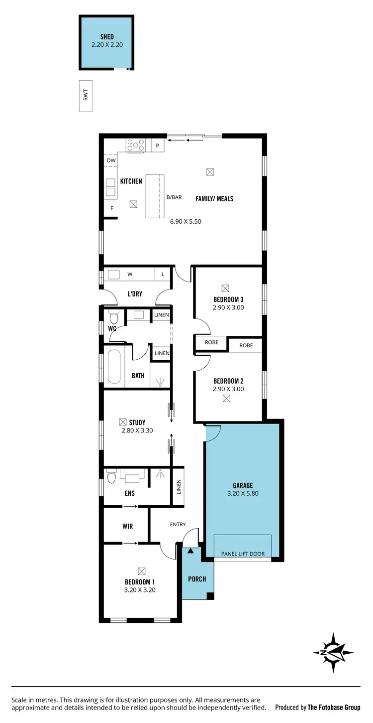 Floorplan of Homely house listing, 40a Glenalvon Drive, Flagstaff Hill SA 5159