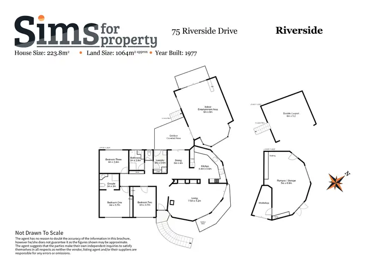 Floorplan of Homely house listing, 75 Riverside Drive, Riverside TAS 7250