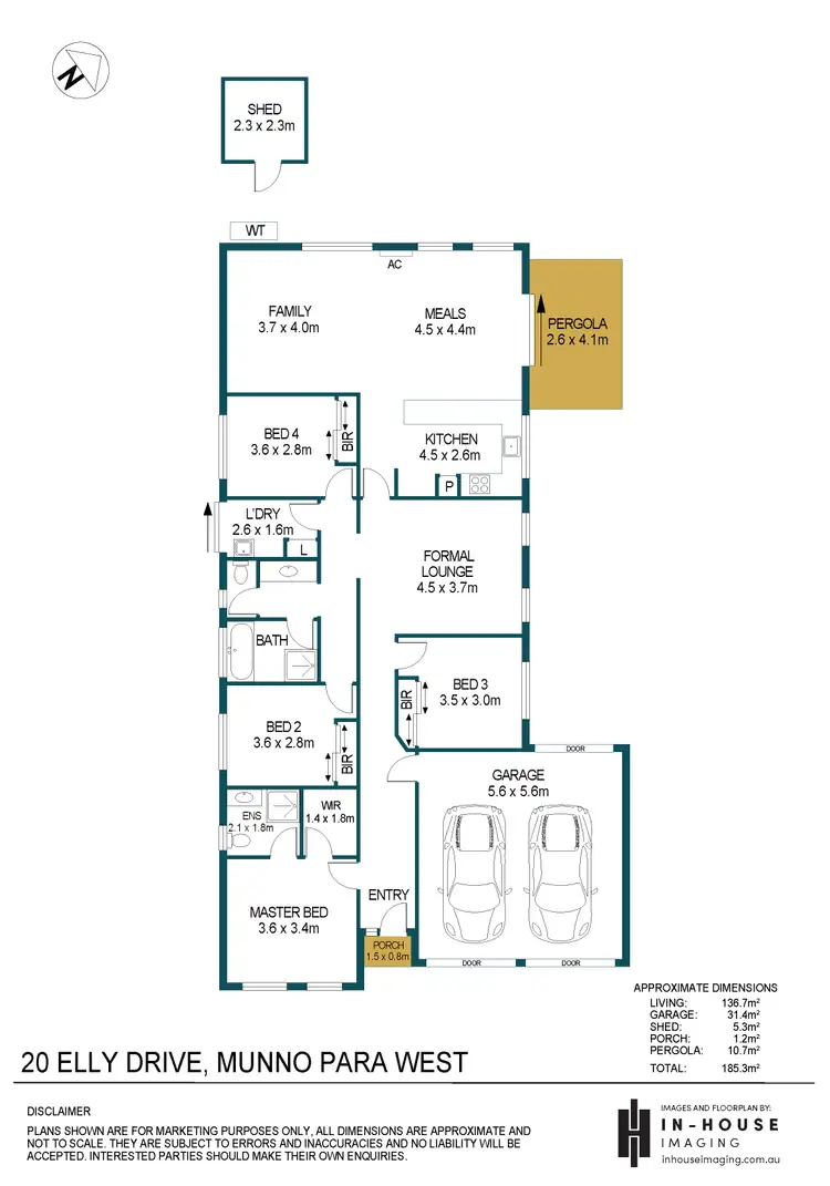 Floorplan of Homely house listing, 20 Elly Drive, Munno Para West SA 5115