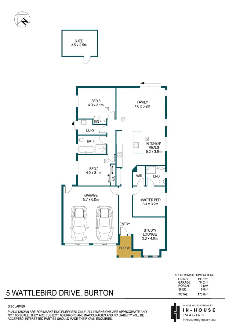 Floorplan of Homely house listing, 5 Wattlebird Drive, Burton SA 5110