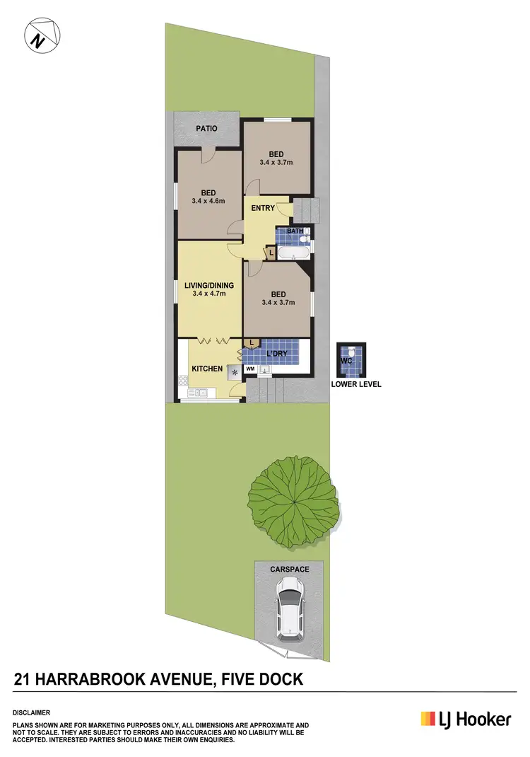 Floorplan of Homely house listing, 21 Harrabrook Avenue, Five Dock NSW 2046