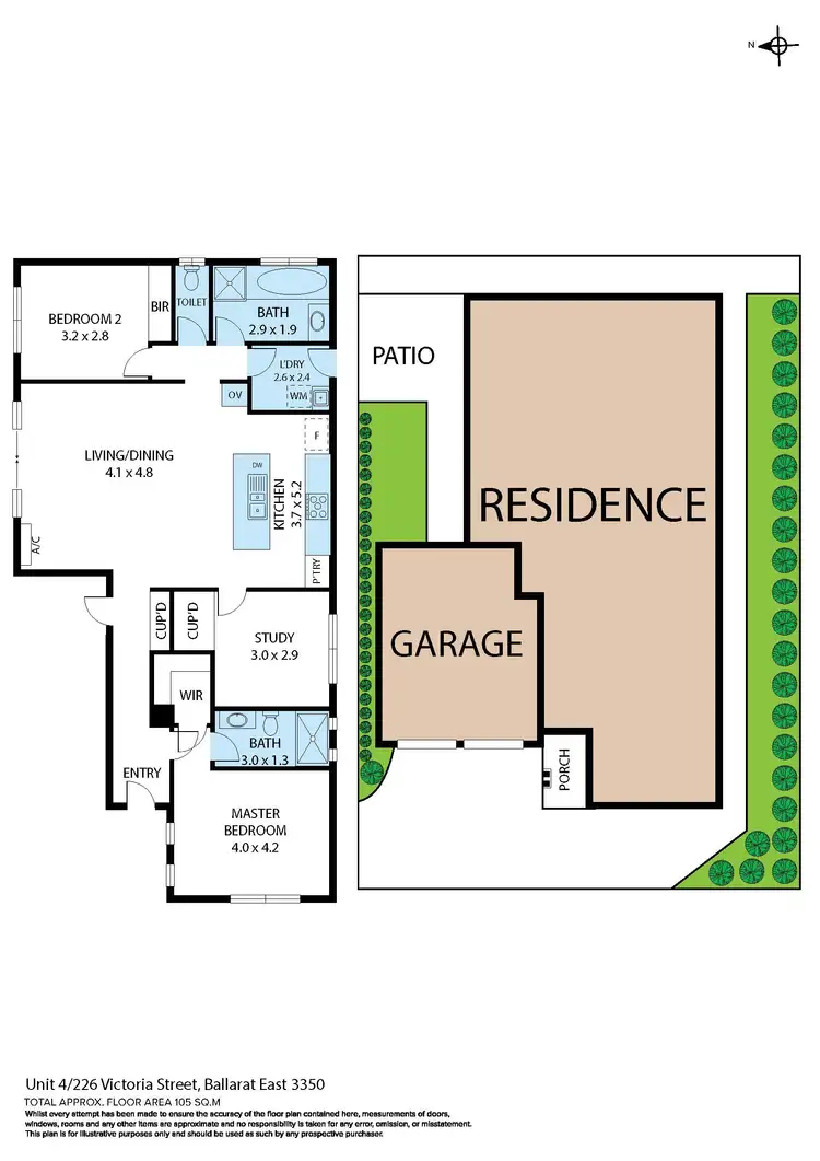 Floorplan of Homely house listing, 4/226 Victoria Street, Ballarat East VIC 3350