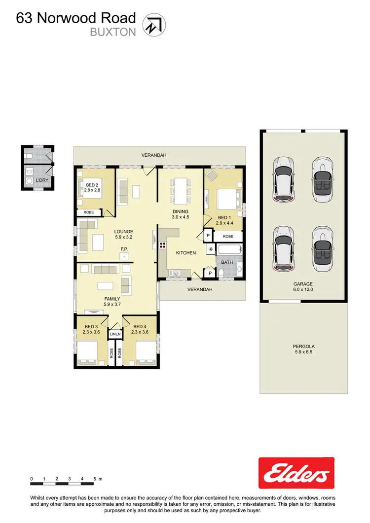 Floorplan of Homely house listing, 63 NORWOOD ROAD, Buxton NSW 2571
