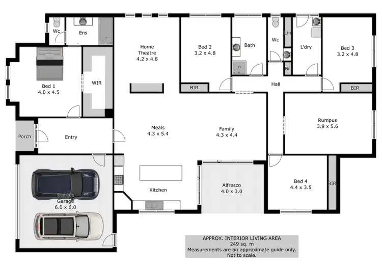 Floorplan of Homely house listing, 26 Blue Bonnet Way, Wodonga VIC 3690