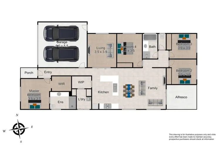 Floorplan of Homely house listing, 3 Anja Way, Clyde North VIC 3978
