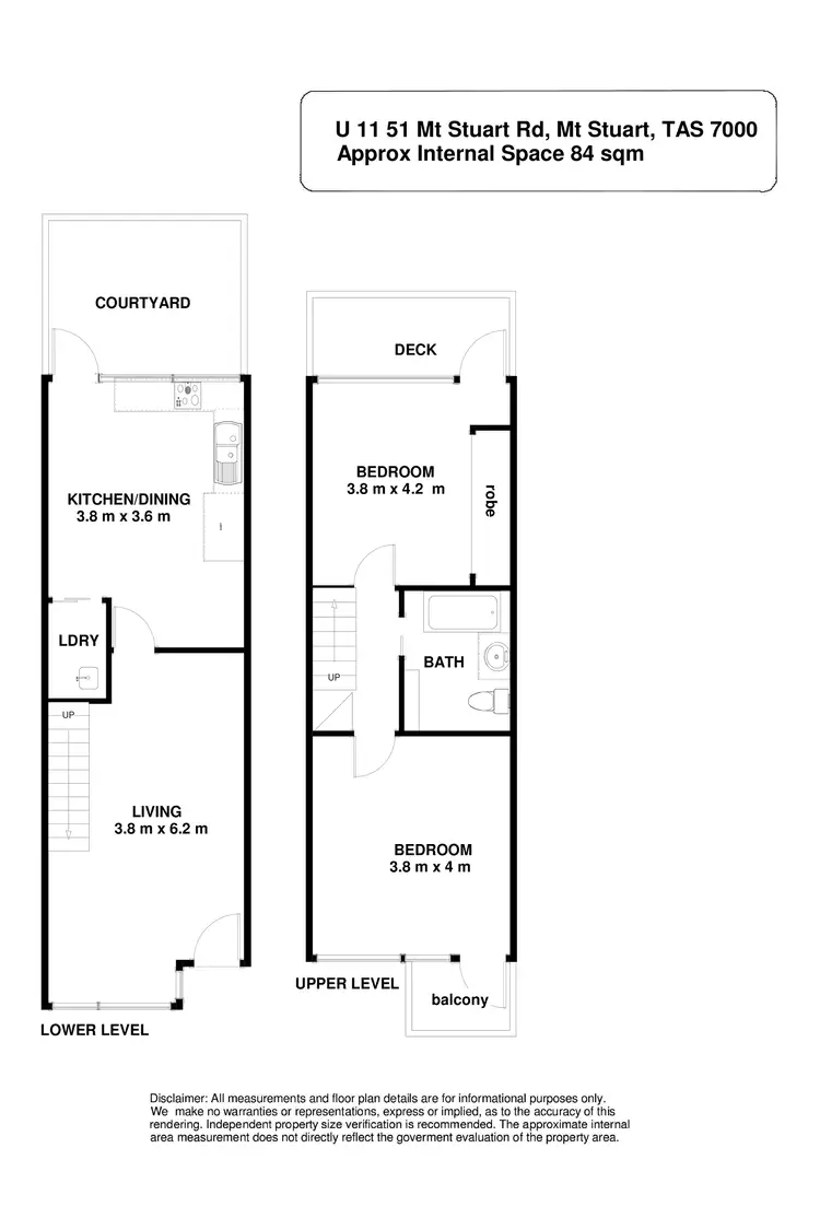 Floorplan of Homely unit listing, 11/51 Mount Stuart Road, Mount Stuart TAS 7000